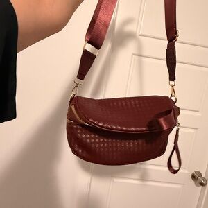 Elegant Burgundy Women's Bag